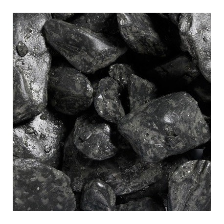 Aqua Della Aquarium gravel pebbles black 2kg