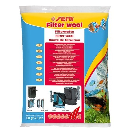 sera Filter wool 100g