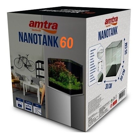 Amtra Nanotank 60 - bac d'aquarium 60 litres - b…