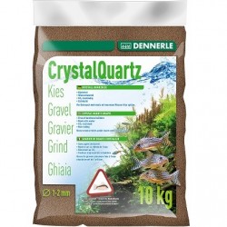 Dennerle Crystal Quartz Gravel Nature Dark Brown 1-2mm 10kg