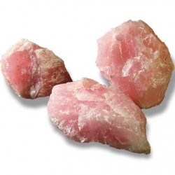 amtra φυσική πέτρα Pink Quartz M 600-1200g (Διάφορα σχήματα)