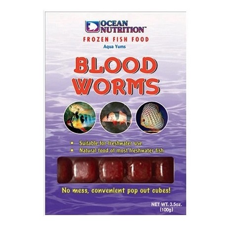 OCEAN NUTRITION BLOODWORMS 100g (Κατεψυγμένη)