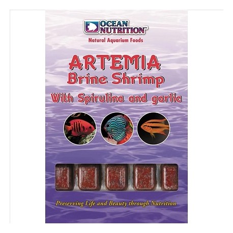 OCEAN NUTRITION ARTEMIA Brine With Spirulina & Garlic 100g (Κατεψυγμένη)