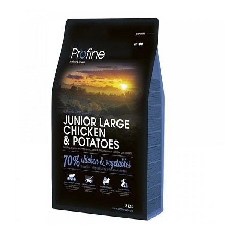 Ξηρά τροφή σκύλου PROFINE Junior Large Chicken/Potatoes 3kg