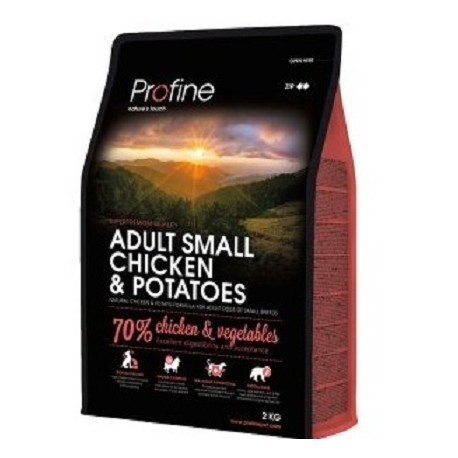 Ξηρά τροφή σκύλου PROFINE Adult Small Chicken/potatoes 2kg