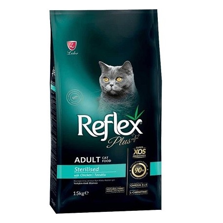 REFLEX PLUS CAT ADULT STERILISED ΚΟΤΟΠΟΥΛΟ 15kg
