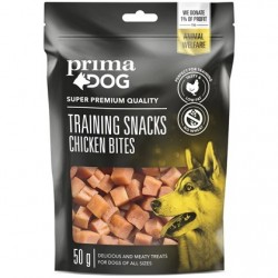 Λιχουδιά σκύλου PRIMA DOG Training snack Chicken Bites 50g
