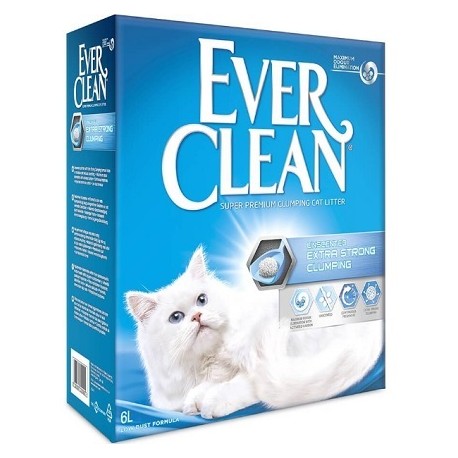 Άμμος γάτας Ever Clean Extra Strong Unscented Clumping 6lt