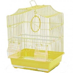 Κλουβι μεσαίο με συρτάρι Birds Life 30x23x39cm Κίτρινο