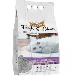 Άμμος γάτας PRINCESS Fresh & Clean Clumping ΛΕΒΑΝΤΑ 10L