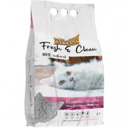 Άμμος γάτας PRINCESS Fresh & Clean Clumping ΤΡΙΑΝΤΑΦΥΛΛΟ 10L