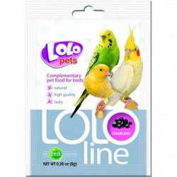 Lolo Pets Συμπλήρωμα Διατροφής Πτηνών Κάρβουνο για Πουλιά 8gr
