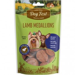 Λιχουδιά σκύλου DOG FEST Lamb Medallions (Small Breed) 55g