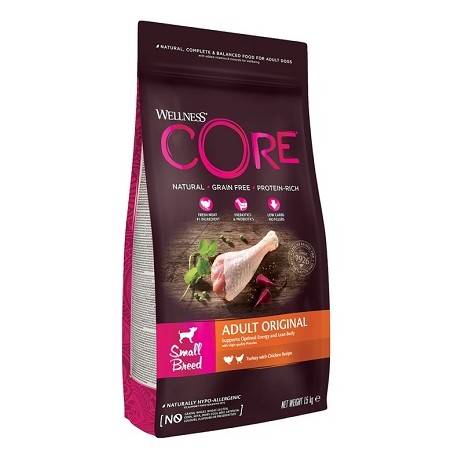 Ξηρά τροφή σκύλου Core Adult Original Small Breed Γαλοπούλα 1.5kg