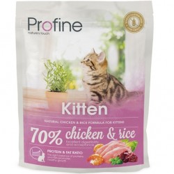 Ξηρά τροφή γάτας Profine Cat Kitten Κοτόπουλο & Ρύζι 300g