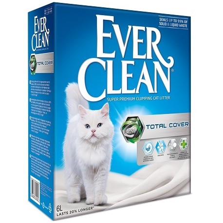 Άμμος γάτας Ever Clean Total Cover Clumping Unscented 6lt