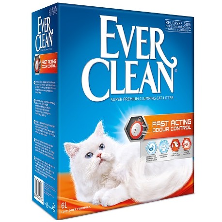 Άμμος γάτας Ever Clean Fast Acting Odour Control Clumping 6lt