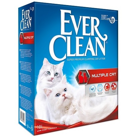Άμμος γάτας Ever Clean Multiple Cat Clumping 10lt