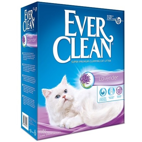 Άμμος γάτας Ever Clean Lavender Clumping Scented 10lt
