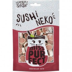 Miss Purfect Sushi Neko λιχουδιά γάτας ψάρι και κοτόπουλο 45g