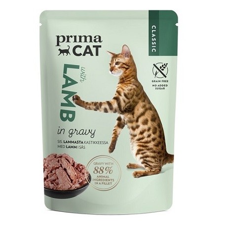 Prima CAT CLASSIC Lamb-Αρνί σε σάλτσα 85g