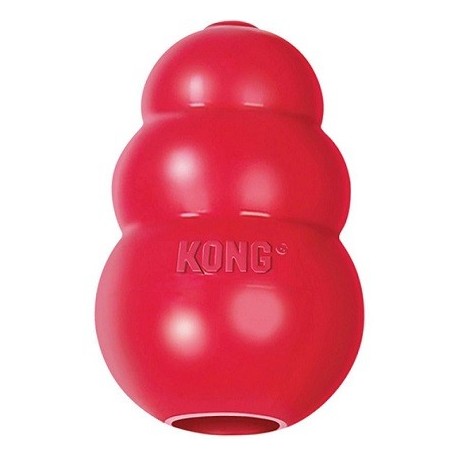 Kong Classic Παιχνίδι Σκύλου Μασητικό Από Καουτσούκ Κόκκινο Large 10.5cm
