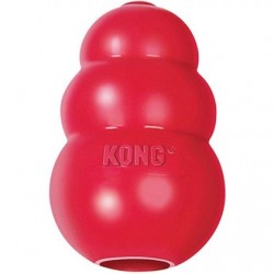 Kong Classic Παιχνίδι Σκύλου Μασητικό Από Καουτσούκ Medium (9εκ.) Κόκκινο