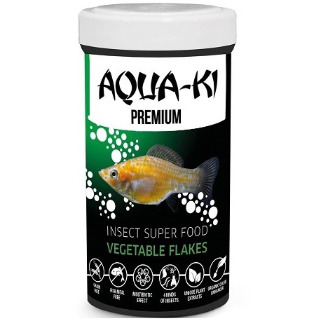 AQUA-KI Insect Vegetable Flakes 100ml/18gr
