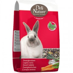 Deli Nature Premium τροφή για μικρά κουνέλια dwarf 800g