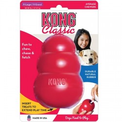 KONG Classic Παιχνίδι Σκύλου Μασητικό Από Καουτσούκ Κόκκινο X-Large