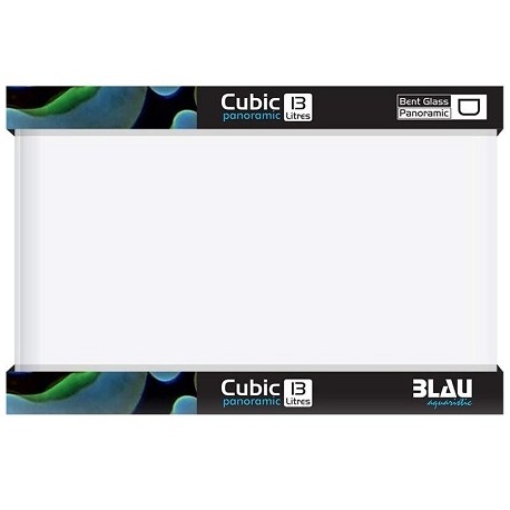 BLAU ενυδρείο Cubic Panoramic 13 31x18x24cm 13lt