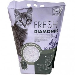 M-PETS Άμμος γάτας FRESH DIAMONDS SILICA άρωμα λεβάντα 5lt