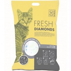 M-PETS Άμμος γάτας FRESH DIAMONDS SILICA χωρίς άρωμα 15lt