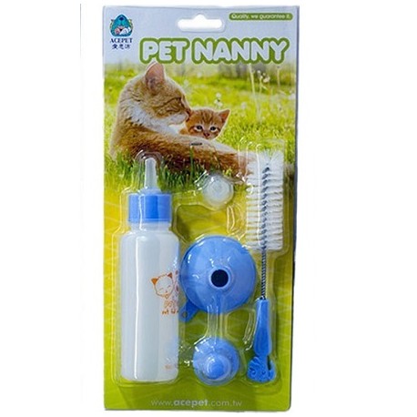 Pet Camelot Pet Nanny Μπιμπερό Γάτας Γαλάζιο 90ml