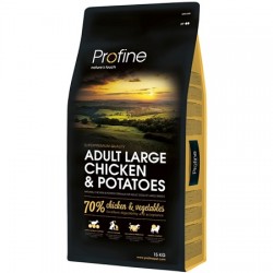 Profine Ξηρά τροφή σκύλου Adult Large Chicken/potatoes 12kg+3kg