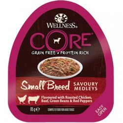 Soft Pate σκύλου Core Small Breed Savoury Medleys Κοτόπουλο/Βοδινό/Αρακά & Κόκκινες Πιπεριές 85g