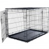 ΜYCRATE μεταλλικό κλουβί εκπαίδευσης για σκύλους με 2 πόρτες 63x44x50cm