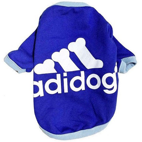 Glee Φούτερ Σκύλου Adidog σε Μπλέ χρώμα 2XL 43x58x38cm