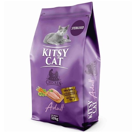 KITSY CAT Sterilised Ξηρά τροφή γάτας 10kg