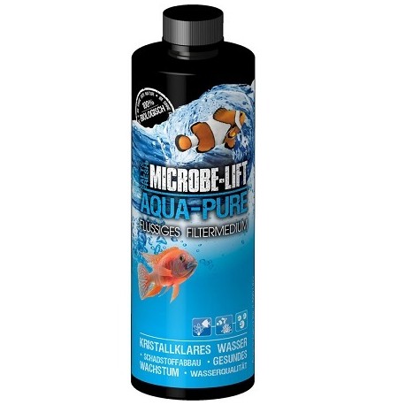 Microbe-Lift Aqua-Pure Liquid Filter Media with Bacteria 473ml