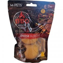 M-PETS BBQ KINGS Cheese Burgers Λιχουδιά σκύλου με κοτόπουλο 2τεμ. 130g