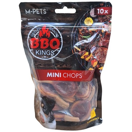 M-PETS BBQ KINGS Mini Chops Λιχουδιά σκύλου με κοτόπουλο 10τεμ. 135g