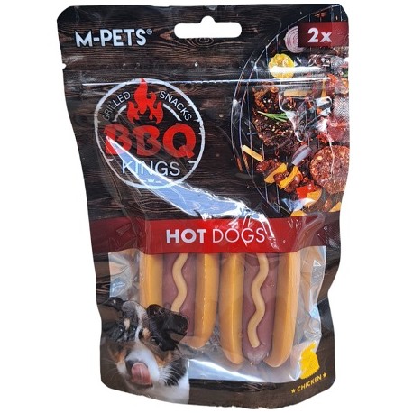 M-PETS BBQ KINGS Hot Dog Λιχουδιά σκύλου με κοτόπουλο 2τεμ. 135g
