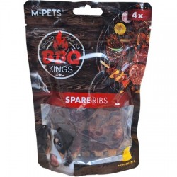 M-PETS BBQ KINGS Spare Ribs Λιχουδιά σκύλου με κοτόπουλο 4τεμ. 85g