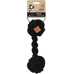 M-PETS Παιχνίδι Σκύλου Σχοινί COTO Black Duo Ball 28cm