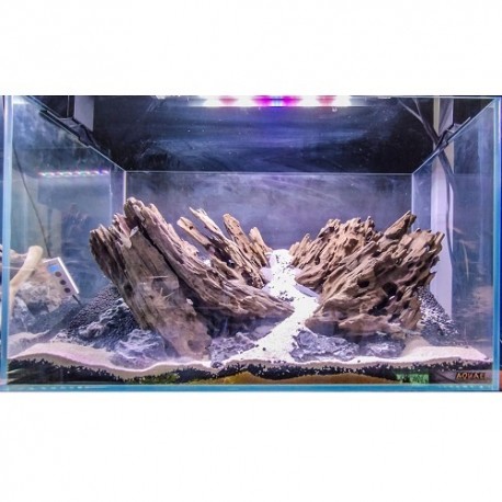 Aquael UltraScape 60 σετ ενυδρείου 65lt με έτοιμο hardscape(Real photo)