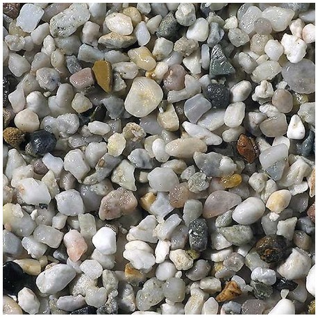 AQUA DELLA Aquarium gravel light coarse 3-6mm-1kg