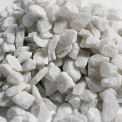 AQUA DELLA Aquarium gravel carrara white 9-11mm-1kg