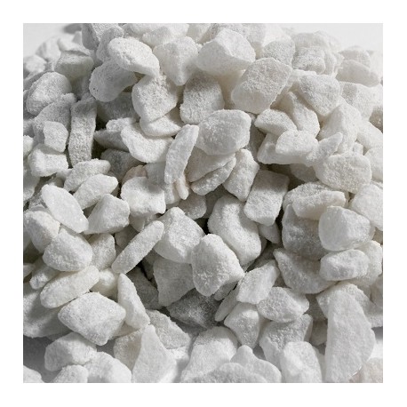 AQUA DELLA Aquarium gravel carrara white 9-11mm-1kg