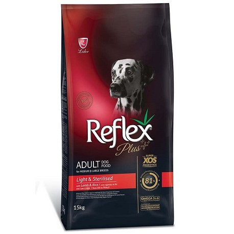 Reflex Adult Medium & Large Light & Sterilised 15kg